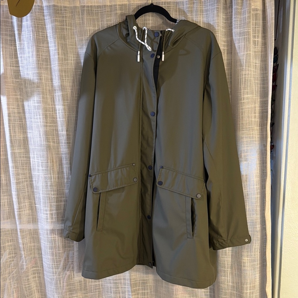 Weatherproof Women's Utility Jacket in Olive